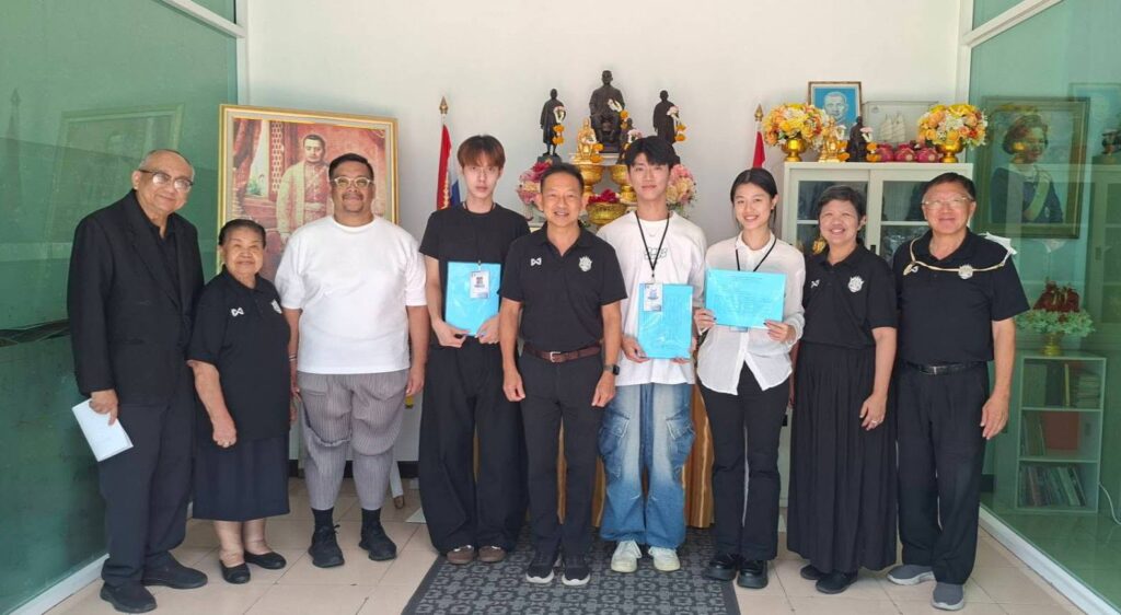 มูลนิธิฯ ให้การต้อนรับ และกำหนดโปรแกรมให้นักศึกษาฝึกงานจากมหาวิทยาลัยแห่งชาติเจิ้งจิ้อ (NCCU), ไต้หวัน จำนวน ๓ คน ได้มาฝึกงานกับมูลนิธิฯ